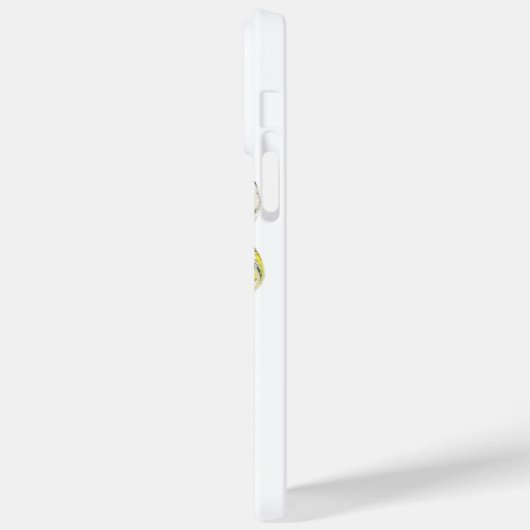 White Guardian Angel Art Custom iPhone Case (Achterkant / Links)