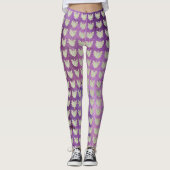 White Guardian Angel Art Custom Leggings (Devant)