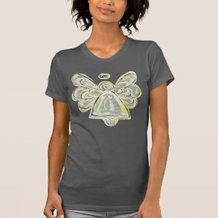 White Guardian Angel Custom Holiday Art Shirt