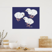 White Guinee Keets Poster (Keuken)