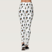 🤍 White Halloween Frankenstein Leggings 🎃 👻 (Dos)