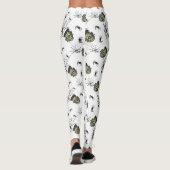 🤍 White Halloween Frankenstein Leggings 🎃 👻 (Dos)