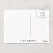 White Hanging Spider Briefkaart (Achterkant)