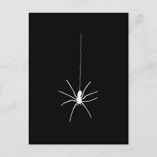 White Hanging Spider Briefkaart