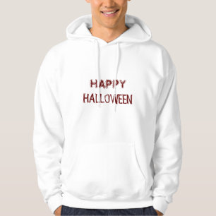 White Happy Halloween Sweat - shirt à capuche Will