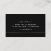 White Hawaiian Flowers Visitekaartje (Achterkant)