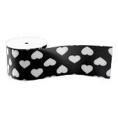 White Hearts Grosgrain Ribbon Grosgrain Lint (Spoel)