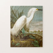 White Heron door John James Audubon Legpuzzel (Verticaal)
