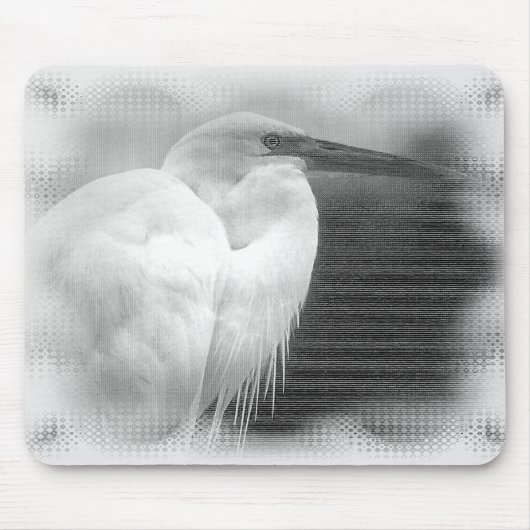 White Heron Muismat (Voorkant)
