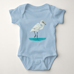 White Heron Romper