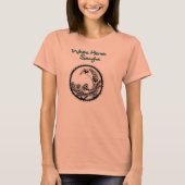 White Heron Sangha TShirt, dames tegen de nek T-shirt (Voorkant)