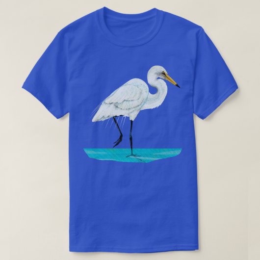 White Heron T-shirt (Design voorkant)