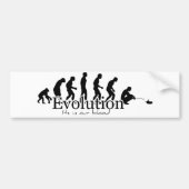 White Herper Evolution Bumpersticker (Voorkant)