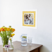 White Herringbone Custom Foto Folie Art Print (Laag (Keuken))