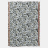 White Hibiscus Flowers Bouquet Deken (Voorkant Verticaal)