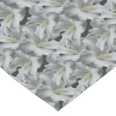 White Hibiscus Flowers Bouquet Korte Tafelloper (Hoek)