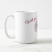 White Hibiscus Flowers Custom Koffiemok (Links)