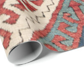 White Hooked Southwestern Vorm  Cadeaupapier (Rol Hoek)