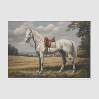 White Horse 1 Decoupage papier
