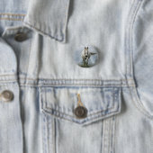 White Horse Cloud Photo Ronde Button 3,2 Cm (In situ)