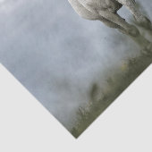  White Horse Cloud Photo Tissuepapier (Detail)