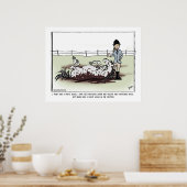 White Horse Comic Poster (Keuken)