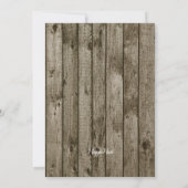 White Horse Forest Kerstfeest Kaart (Achterkant)