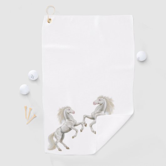 White Horse Golf Towel Golfhanddoek (Insitu)