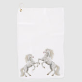White Horse Golf Towel Golfhanddoek (Voorkant)
