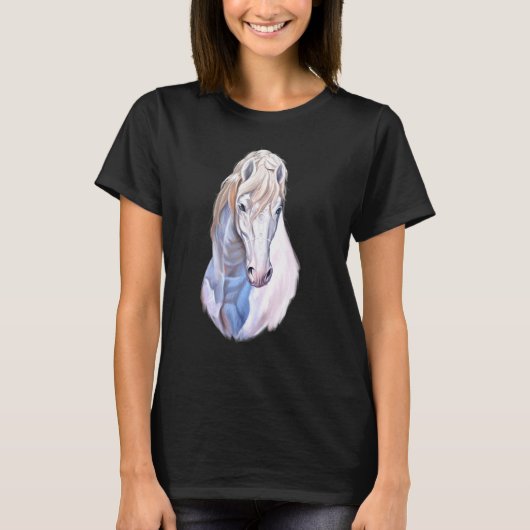 White Horse Head 3 T-shirt (Voorkant)