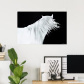 White Horse Head Poster (Thuiskantoor)