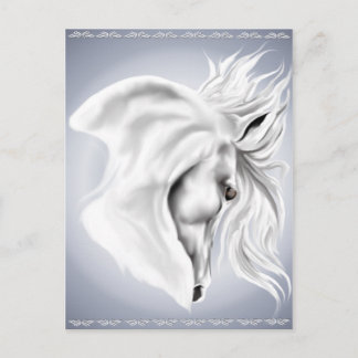 White Horse Head-postkaart Briefkaart