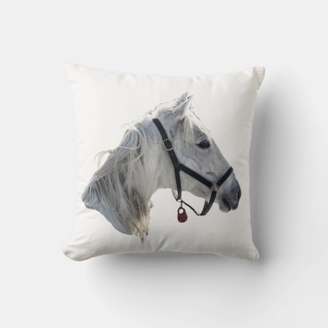 White Horse Kussen (Voorkant)