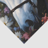 White horse majesty v2 tissuepapier (Detail)