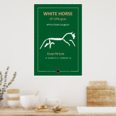 White Horse of Uffington Poster (Keuken)