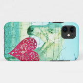 White Horse Red Heart Valentijn Case-Mate iPhone Case (Achterkant (horizontaal))