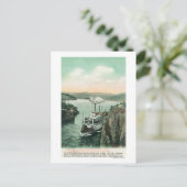 White Horse Steamer Briefkaart (Staand voorkant)