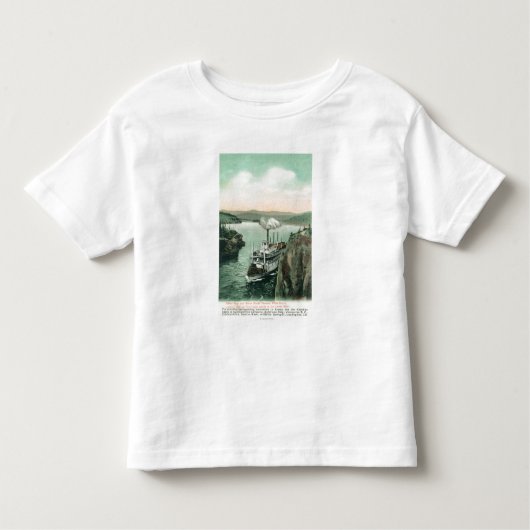 White Horse Steamer Kinder Shirts (Voorkant)