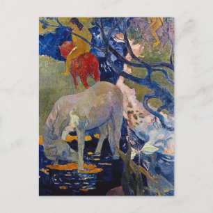 White Horse van Paul Gauguin, Kunst Briefkaart