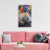 White Horse van Paul Gauguin, Kunst Canvas Afdruk (Insitu (Woonkamer))