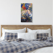 White Horse van Paul Gauguin, Kunst Canvas Afdruk (Insitu (Slaapkamer))