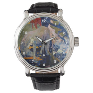 White Horse van Paul Gauguin, Kunst Horloge