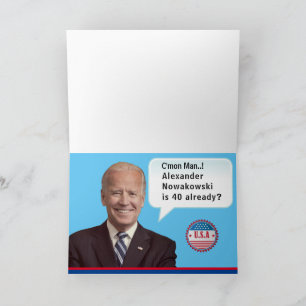 White House 50th Birthday Biden Mannen Funny Gaff