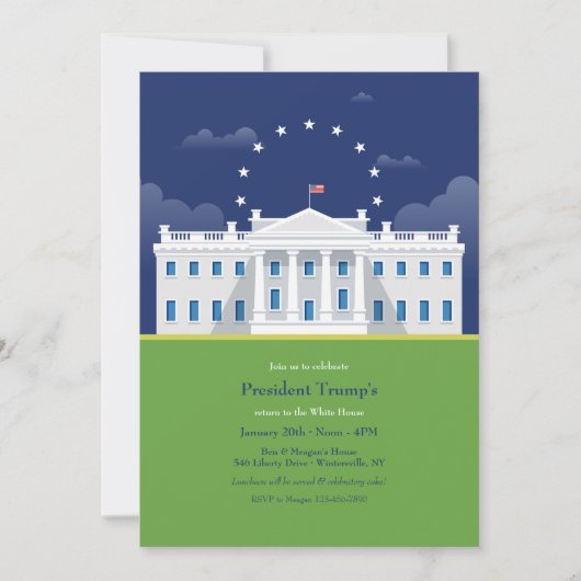 White House Inaugural Party Invitations (Devant)