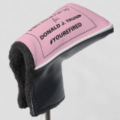 White House Pink Slip for Trump Resistance Golfheadcover (3/4 voorkant)