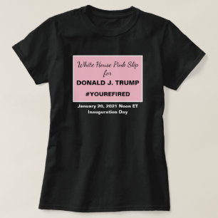 White House Pink Slip voor Ides of Trump Dark T-shirt