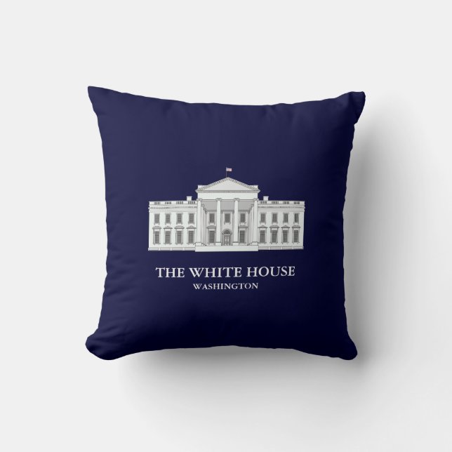 White House Souvenir Pillow Kussen (Voorkant)