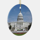 White House US Capitol Building Washington DC Keramisch Ornament (Rechts)