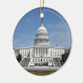 White House US Capitol Building Washington DC Keramisch Ornament (Links)