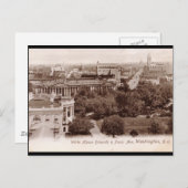 White House, Washington DC 1907 Briefkaart (Voorkant / Achterkant)